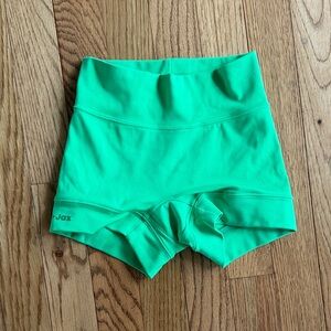 Jo + Jax Vibrant Green Dance Shorts